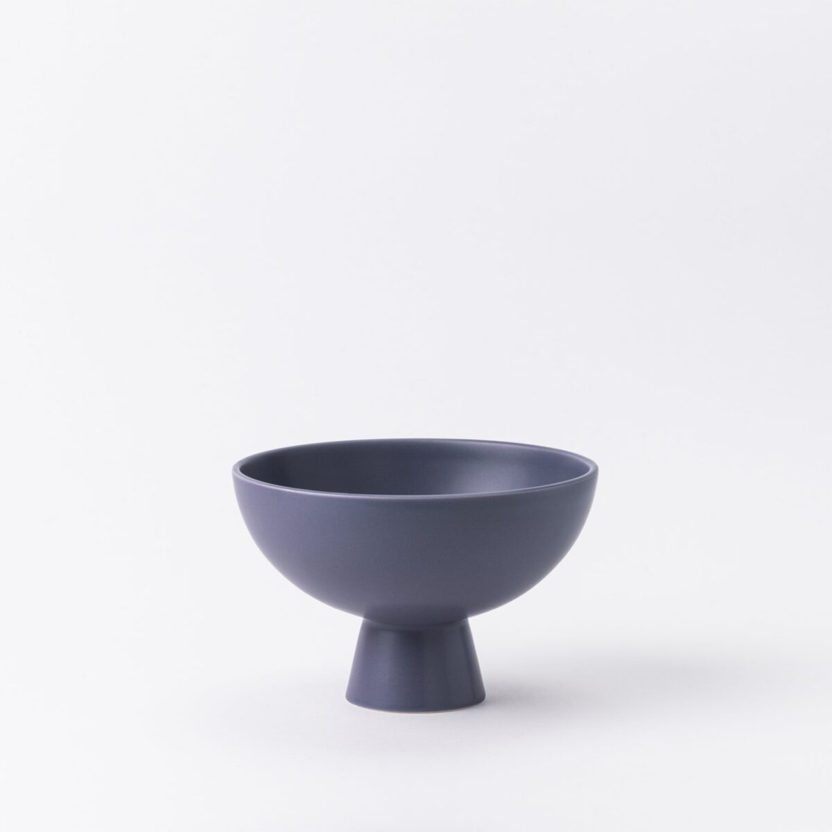 Medium Purple Ash Modern Pedestal Bowl